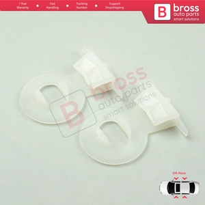 Clips de soporte de vidrio para regulador de ventana BWR5010 para Clio 3 Laguna 2 Espace 4 Vel Satis 207 307 308 CC C3 Pluriel Bross Auto Parts - Product Image 6