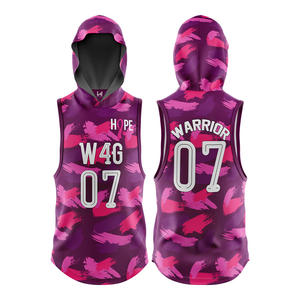 เสื้อเจอร์ซีย์ผ้าซับเหงื่อผ้าเจอร์100% โพลีเอสเตอร์ลายธงอเมริกัน7on7 7v7การรับรู้ถึงมะเร็งแบบกำหนดเอง - Product Image 3