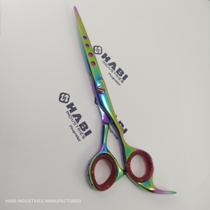 Kit de ciseaux de coupe de cheveux de barbier professionnel de haute qualité ciseaux amincissants en acier inoxydable japonais 440C - Product Image 2