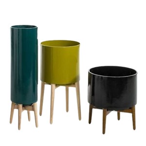 Jardinière esthétique de balcon de taille personnalisée avec support Dernier design Pot de fleur utilisé pour la décoration de mariage - Product Image 1