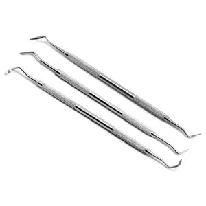 Juego de Cuchillos Periodontales 3 Piezas, Raspador Quirúrgico Manual de Acero Inoxidable Alemán, Cuchillos de Gingivectomía, Instrumentos Dentales Profesionales SIGAL - Product Image 3