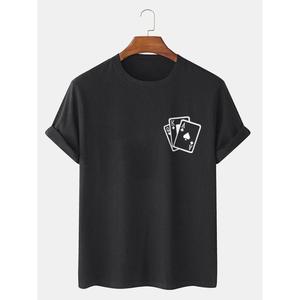 T-shirt formel en coton tricoté pour homme, longue durée, avec impression numérique pour la salle de sport, le jogging et les entraînements - Logo personnalisé fabriqué en Inde - Product Image 2