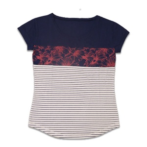 OEM personalizado Slim Fit mujeres camisetas de algodón Casual cuello redondo corto sin mangas de impresión decoración de talla grande deportes Jersey al por mayor - Product Image 1