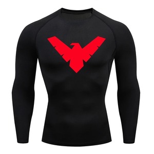 Personnaliser les manches longues respirant chemise été hommes élégant Jogging porter 2025 Premium 3D imprimé Rash Guard - Product Image 2