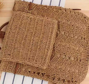 Trendy Woven <b>Straw</b> Crochet Shoulder <b>Bag</b> Customized Ladies Shoulder <b>Straw</b> Hand <b>Bags</b> Wholesale Products - Product Image 3