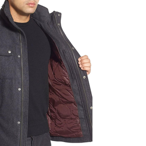 Nouveau design de vestes à capuche en polaire Sherpa pour hommes logo tricoté respirant pour l'hiver - Product Image 2