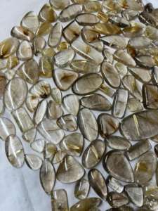 หินอัญมณีธรรมชาติอัญมณีสีเขียวอาเกตทรงหลวมเกรด AAA สำหรับการทำเครื่องประดับที่มีขนาดสอบเทียบ - Product Image 3