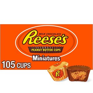 Miniaturas REESE'S, Copas de Chocolate con Leche y Mantequilla de Maní, Paquetes de Dulces, 0.31 oz (105 Unidades) - Product Image 6