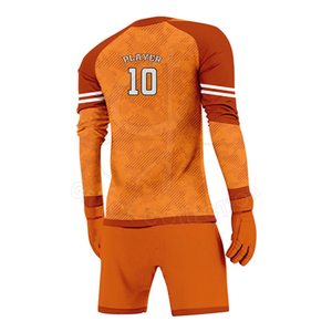 ชุดยูนิฟอร์มผู้รักษาประตูสำหรับใส่100% เสื้อโพลีเอสเตอร์พิมพ์ลายเองโดยคอลเลกชันสง่างาม - Product Image 3