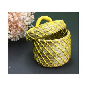 ตะกร้าสานมือหญ้าซาบีที่มีรูปลักษณ์หรูหราแบบชนบทสำหรับการจัดเก็บและเป็นมิตรกับสิ่งแวดล้อมพื้นที่ในบ้านที่ทันสมัยและยั่งยืน - Product Image 2