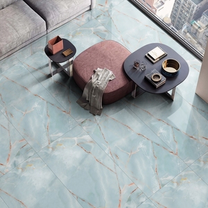 Carreaux muraux de salle de bain numériques en finition satinée et brillante avec des motifs élégants 600x600mm aspect moderne bonne finition carreaux de porcelaine - Product Image 1