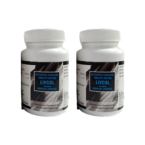 Meilleure vente Livcol 250mg comprimés de charbon actif extrait de plantes fournisseur indien de gros en vrac à bas prix approvisionnement en soins de santé - Product Image 1