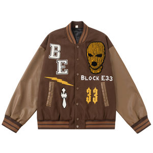 Chaquetas universitarias Manga larga Impresión Calidad Precio Buena calidad 2025 Buena calidad En blanco 2025 Chaquetas universitarias transpirables - Product Image 2