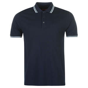 Vente en gros OEM polos pour hommes 100 coton personnalisé de haute qualité logo brodé foncé tricoté Fabri - Product Image 3