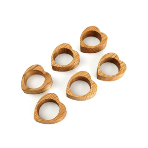 Servilleteros de madera de diseño antiguo para utensilios de cocina y restaurantes, uso para artículos de fiesta, color madera oscura pulida - Product Image 2