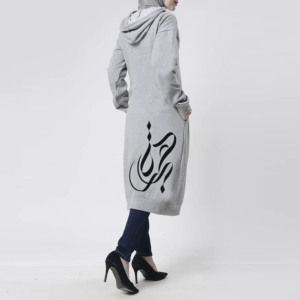OEM ผู้หญิงอิสลามมุสลิมเสื้อผ้าแขนยาว abaya Hoodie ผ้าลินินเจียมเนื้อเจียมตัวชุดกีฬากระเป๋าสินค้าด้านหน้าสําหรับหญิง - Product Image 4