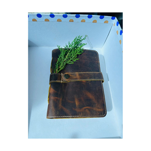 Customized Logo A5 Leather Journal Vintage <b>Tree</b> Embossed Hardcover with Deckle Edge Paper Cover Diary for Gifting Daily Use Item - Product Image 4