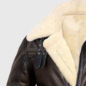 บริการ OEM คุณภาพสูง เสื้อแจ็คเก็ตหนังขนสัตว์ ปี 2025 ขายออนไลน์ ไซส์ใหญ่ สไตล์ลำลอง เสื้อแจ็คเก็ตหนังขนสัตว์ - Product Image 3