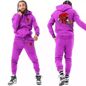 Survêtements pour hommes, fermeture éclair, couleur personnalisée, écologiques, mode de maternité, nouvelle arrivée, vêtements de sport de plein air, tendance actuelle, vêtements de rue pour garçons - Product Image 4