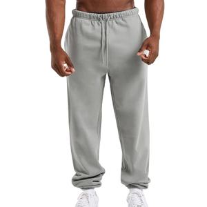 Pantalons d'été pour hommes avec logo personnalisé, cordon de serrage, poches latérales, pantalons de survêtement surdimensionnés, légers, pour hommes - Product Image 1