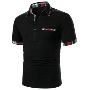 Polos al por mayor OEM precio más barato camisetas para hombres polos de algodón con logotipo personalizado 2025 precio bajo servicio OEM personalizado - Product Image 5