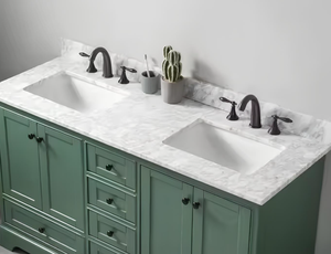 Modern Luxury Bathroom <b>Vanity</b> Cabinet <b>LED</b> <b>Mirror</b> Wash Basin Solid Wood European Contemporary Design PVC Steel Custom Home Use - Product Image 4