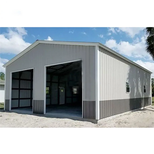 Abri d'auto préfabriqué étanche bon marché Structure en acier <span class=keywords><strong>Garage</strong></span> pour voitures mobiles Structure en acier <span class=keywords><strong>Garage</strong></span> - Product Image 2