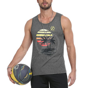 Fitness Clothing Pakistan Made Sublimation Tank Top Breathable Casual Factory Direct Sale Men Summer Wear All Sizes Available - Product Image 6