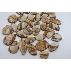 Imagen natural jaspe gema imagen jaspe cabujones hecho a mano mezcla forma y tamaño imagen jaspe piedras preciosas lote fabricación de joyas - Product Image 1