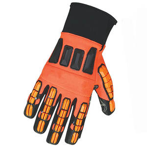 Guantes mecánicos de seguridad de trabajo pesado personalizados, guantes mecánicos cómodos de mano de cuero sintético, recién llegados - Product Image 5