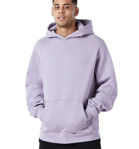 Sudadera con capucha gruesa pesada en blanco 320Gsm logotipo personalizado gota hombro hombres sudadera francés Terry peso pesado Sudadera con capucha de gran tamaño - Product Image 5