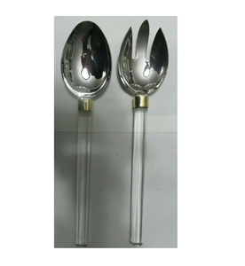 ช้อนสแตนเลสพร้อมที่จับเรซิน ชุดช้อน ชุดของขวัญคริสต์มาสดีไซน์สวยงามที่สุดสําหรับการขายสินค้า - Product Image 1