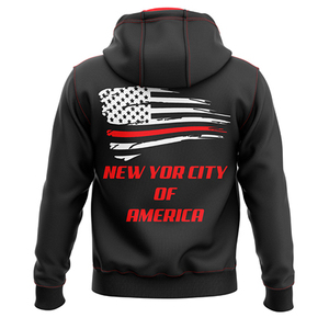 Fully Customized Unisex <b>Full</b> <b>Zip</b> <b>up</b> <b>Hoodies</b> 100% Polyester with <b>Zip</b> Sublimation Sweatshirt Embroidered Pattern OEM Service US - Product Image 2