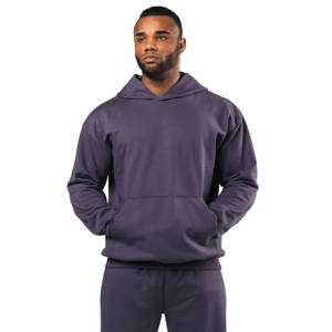 Conjunto Deportivo de Moda para Hombre, 100% Algodón, Sudadera con Capucha y Pantalones Jogger, Estilo Holgado, Conjunto de 2 Piezas - Product Image 2