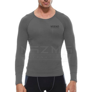 Manches longues nouveau Design hommes Rash Guard pour la vente en ligne OEM Service hommes Fitness porter Rash Guard - Product Image 1