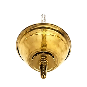 Luxury Lacquer Egyptian Hookahs Farida Solid Brass Three Levels (Triple Warda) <b>Mini</b> Deep Hand Engraved Top Smoking Efficiency - Product Image 2