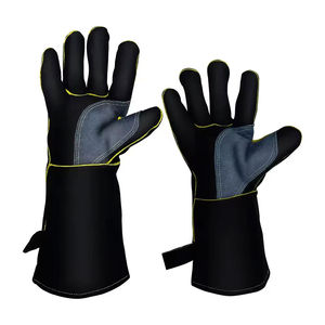 Guantes de soldadura de cuero de seguridad resistencia al calor diseño premium razonable protección de seguridad duradera mejores guantes de soldadura - Product Image 6