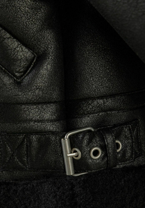 เสื้อแจ็คเก็ตหนังสำหรับเด็กผู้ชายเด็กผู้หญิงเสื้อแจ็กเก็ตหนังสุดเท่มาใหม่ล่าสุดเข้า2026ใส่สบายมีสไตล์ทนทานคอตั้งด้านหน้า - Product Image 3