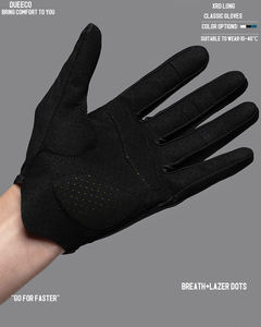 Guantes clásicos de conductor perforados vintage Acabado de gamuza suave - Product Image 5