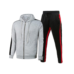 Ensemble de jogging pour hommes en coton 100% respirant et écologique, taille plus, survêtement de sport, logo personnalisé, maternité, hiver - Product Image 1
