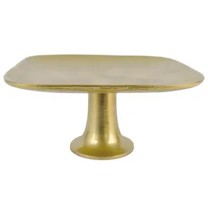 Plateau de service en laiton plaqué or fait à la main pour la maison et les ustensiles de cuisine. - Product Image 1