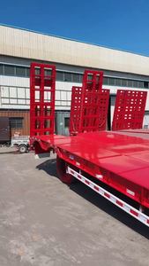 Remorque de charge utile de capacité de charge de 60 tonnes 13m nouvelle remorque surbaissée à 3 essieux à vendre - Product Image 3