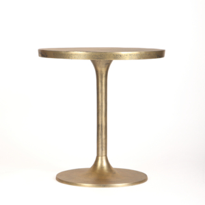 Mesa auxiliar de aluminio hecha a mano más vendida mesa plegable de metal fundido superior redonda para muebles de sala de estar y dormitorio - Product Image 2