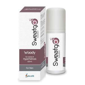 Men's Healthy Skin Hyperhidrosis Sweat Salve Sweatgo 60ml Roll-On en exclusiva fragancia amaderada - Product Image 1
