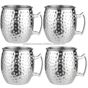 Tasses en acier inoxydable et métal avec logo personnalisé de haute qualité Tasses à café écologiques pour le thé et la bière à double paroi pour le camping - Product Image 3