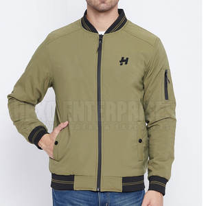 Chaqueta bomber impermeable de poliéster para hombre, venta al por mayor, nuevo diseño personalizado, chaqueta bomber para hombre con logotipo - Product Image 1