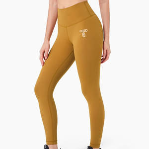 Custom Color High Waist Elastic Yoga Scrunch Butt <b>Leggings</b> for <b>Women</b> Quick Dry Gym Stretchable Pants Solid <b>Pattern</b> Made Sialkot - Product Image 1