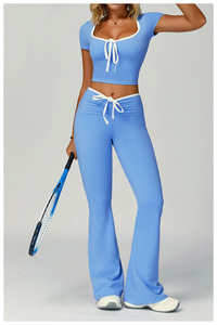 กางเกงเลกกิ้งออกกำลังกายสำหรับผู้หญิง ระบายอากาศได้ดี น้ำหนักเบา เสื้อผ้าสำหรับออกกำลังกาย - Product Image 3