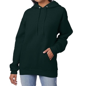 Nouvelle Collection 100% coton à manches longues épaule pente col rond couleur unie confortable grande taille hommes pull à capuche - Product Image 4