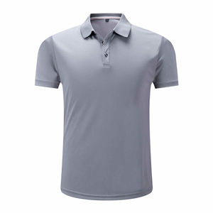 Vente en gros de polos pour hommes T-shirt unisexe avec logo personnalisé pour le sport de golf Blanc uni avec motif uni pour l'impression de polo - Product Image 1
